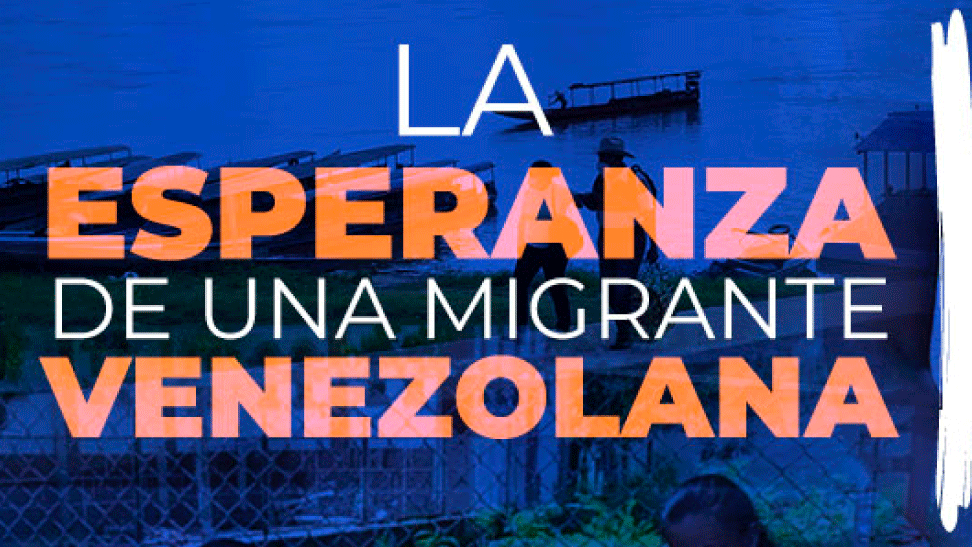 La esperanza de una migrante venezolana